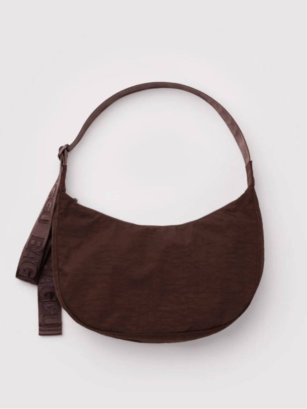 Baggu Medium Nylon Crescent Bag - Coffee NWT